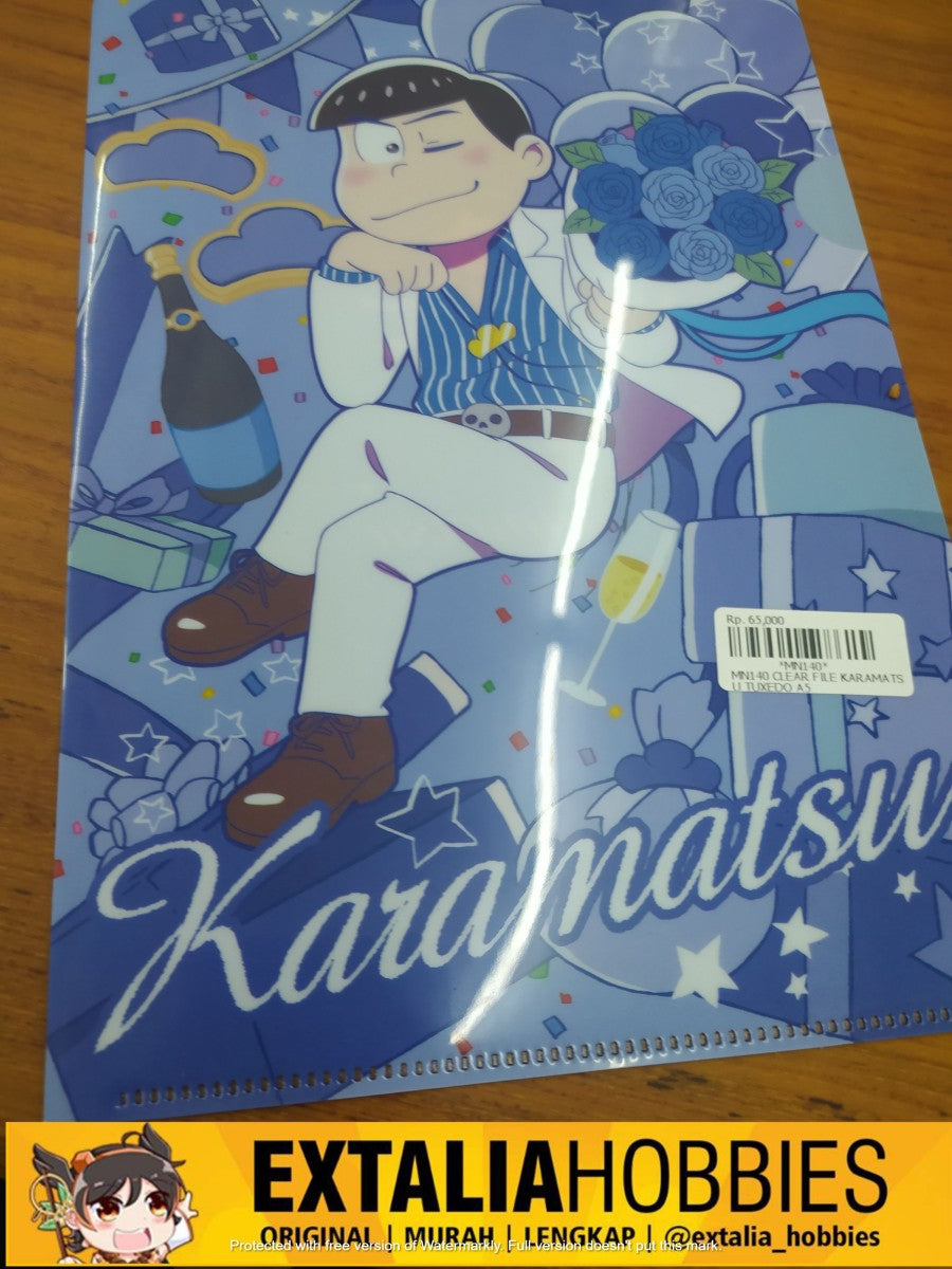 CLEAR FILE KARAMATSU TUXEDO A5 CLEAR FILE KARAMATSU TUXEDO A5